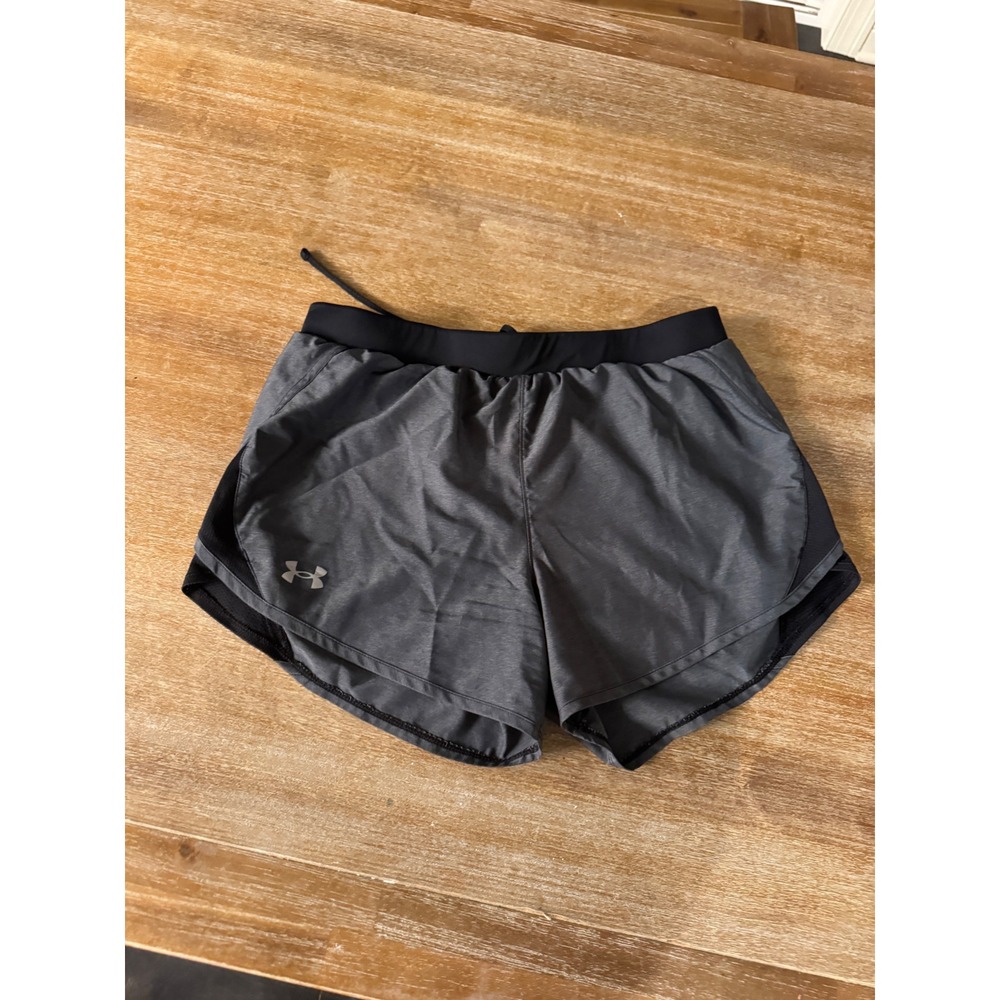 Under Armour Women's Loose Fit Athletic Shorts Gray Size M